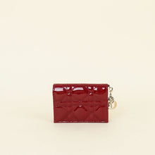 Christian Dior Cherry Red Lady Dior Small Wallet