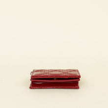Christian Dior Cherry Red Lady Dior Small Wallet