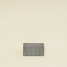 Christian Dior Metallic Asphalt Lady Dior Chain Pouch Clutch
