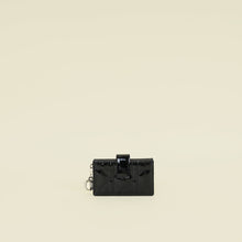 Christian Dior Black Lady Dior 5 Gusset Card Holder