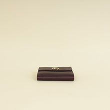 Christian Dior Dark Violet CD Leather Wallet