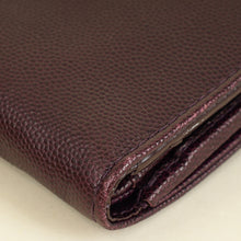 Christian Dior Dark Violet CD Leather Wallet