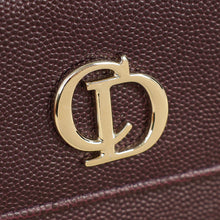 Christian Dior Dark Violet CD Leather Wallet