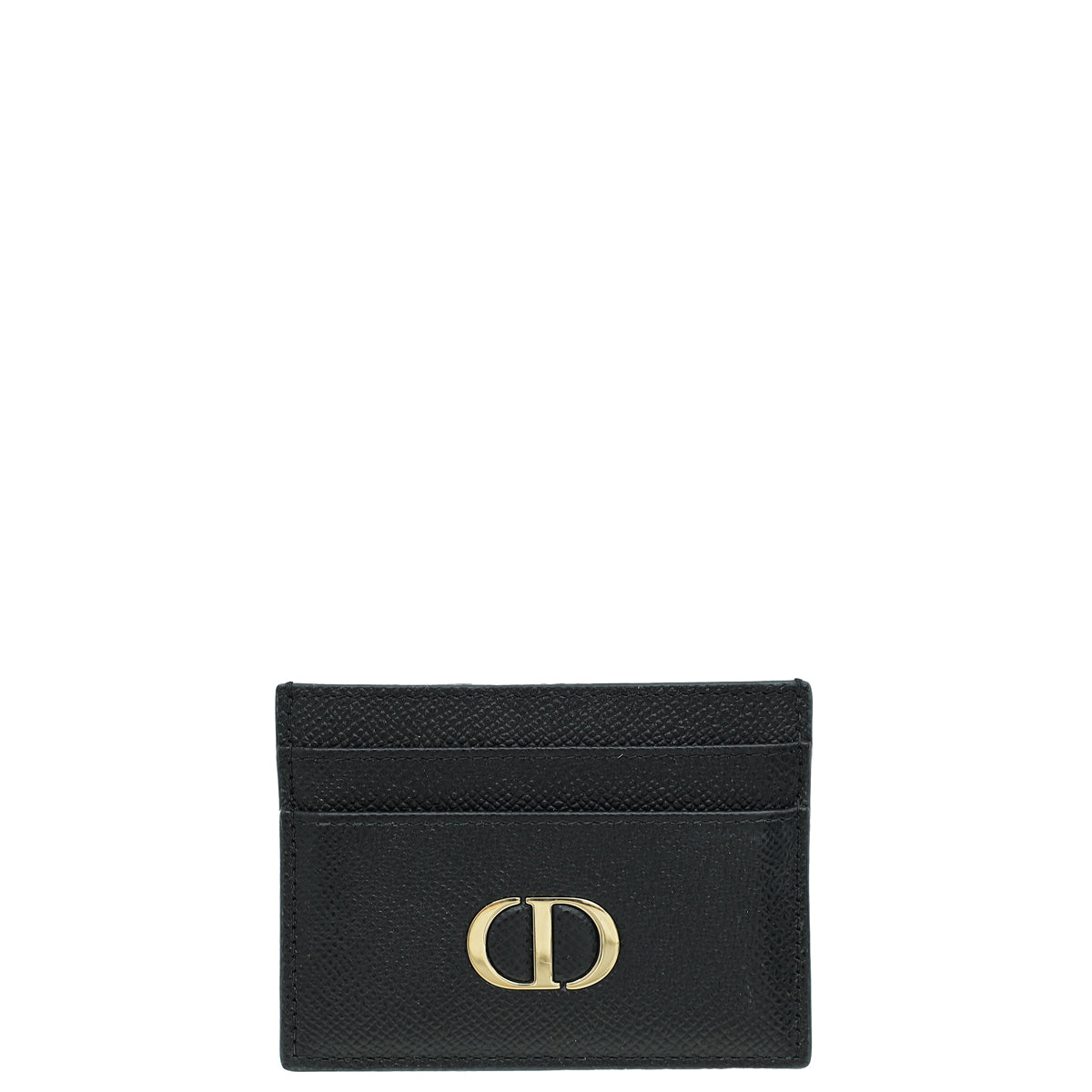 Christian Dior Black 30 Montaigne Card Holder