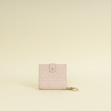 Christian Dior Light Pink Cannage Lady Dior French Wallet