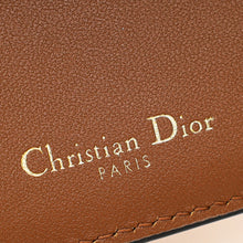 Christian Dior Brown Saddle Lotus Wallet
