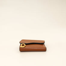 Christian Dior Brown Saddle Lotus Wallet