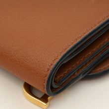 Christian Dior Brown Saddle Lotus Wallet