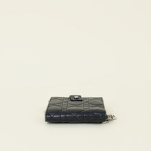 Christian Dior Black Cannage Lady Dior French Wallet