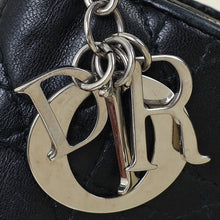 Christian Dior Black Cannage Lady Dior French Wallet