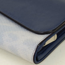 Christian Dior Blue Diorissimo Rencontre Chain Wallet