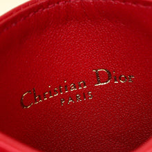 Christian Dior Red Dioramour Dior Caro Freesia Card Holder