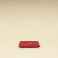 Christian Dior Red Dioramour Dior Caro Freesia Card Holder