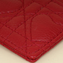 Christian Dior Red Dioramour Dior Caro Freesia Card Holder
