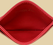 Christian Dior Red Dioramour Dior Caro Freesia Card Holder