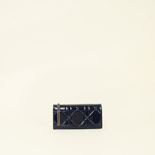 Christian Dior Indigo Blue Lady Dior Cannage Chain Wallet