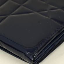 Christian Dior Indigo Blue Lady Dior Cannage Chain Wallet