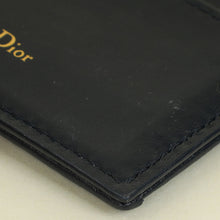 Christian Dior Navy Blue Oblique 30 Montaigne Freesia Card Holder