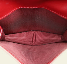 Christian Dior Cherry Red Lady Dior Bloom Card Holder