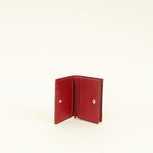 Christian Dior Cherry Red Lady Dior Bloom Card Holder