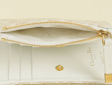Christian Dior Bicolor 30 Montaigne Dahlia Wallet