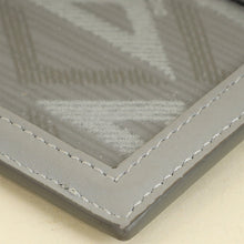 Christian Dior Gray CD Diamond Card Holder on Lanyard