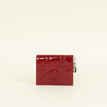 Christian Dior Cherry Red Mini Lady Dior Gardenia Wallet