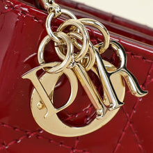 Christian Dior Cherry Red Mini Lady Dior Gardenia Wallet