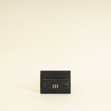 Christian Dior Black Dioramour Dior Caro Freesia Card Holder