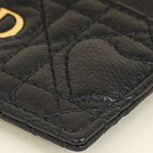 Christian Dior Black Dioramour Dior Caro Freesia Card Holder