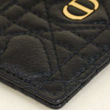 Christian Dior Black Dioramour Dior Caro Freesia Card Holder