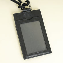 Christian Dior Black Vertical Card Holder W/ Strap