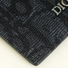 Christian Dior Black Vertical Card Holder W/ Strap