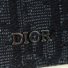 Christian Dior Black Vertical Card Holder W/ Strap