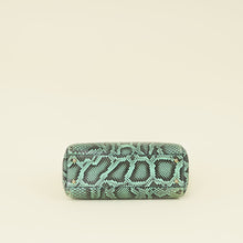 Dolce & Gabbana Green Python Sicily Shopper Medium Bag
