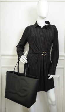 Dolce & Gabbana Black DG Logo Tote Bag