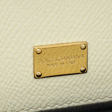 Dolce & Gabbana White Multicolor Flowers Orange Print Miss Sicily Small Bag