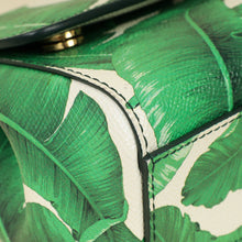 Dolce & Gabbana Bicolor Banana Leaf Print Miss Sicily Small Bag