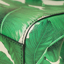 Dolce & Gabbana Bicolor Banana Leaf Print Miss Sicily Small Bag