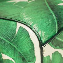 Dolce & Gabbana Bicolor Banana Leaf Print Miss Sicily Small Bag
