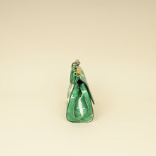 Dolce & Gabbana Bicolor Banana Leaf Print Miss Sicily Small Bag