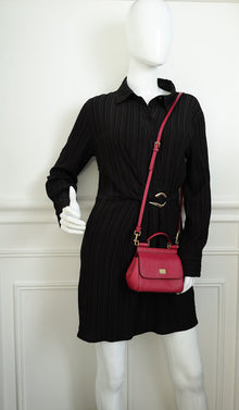 Dolce & Gabbana Fuchsia Micro Sicily Bag
