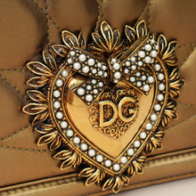 Dolce & Gabbana Bronze Devotion Flap Bag