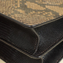 Dolce & Gabbana Tricolor Rosalia Python Lizard Flap Chain Bag