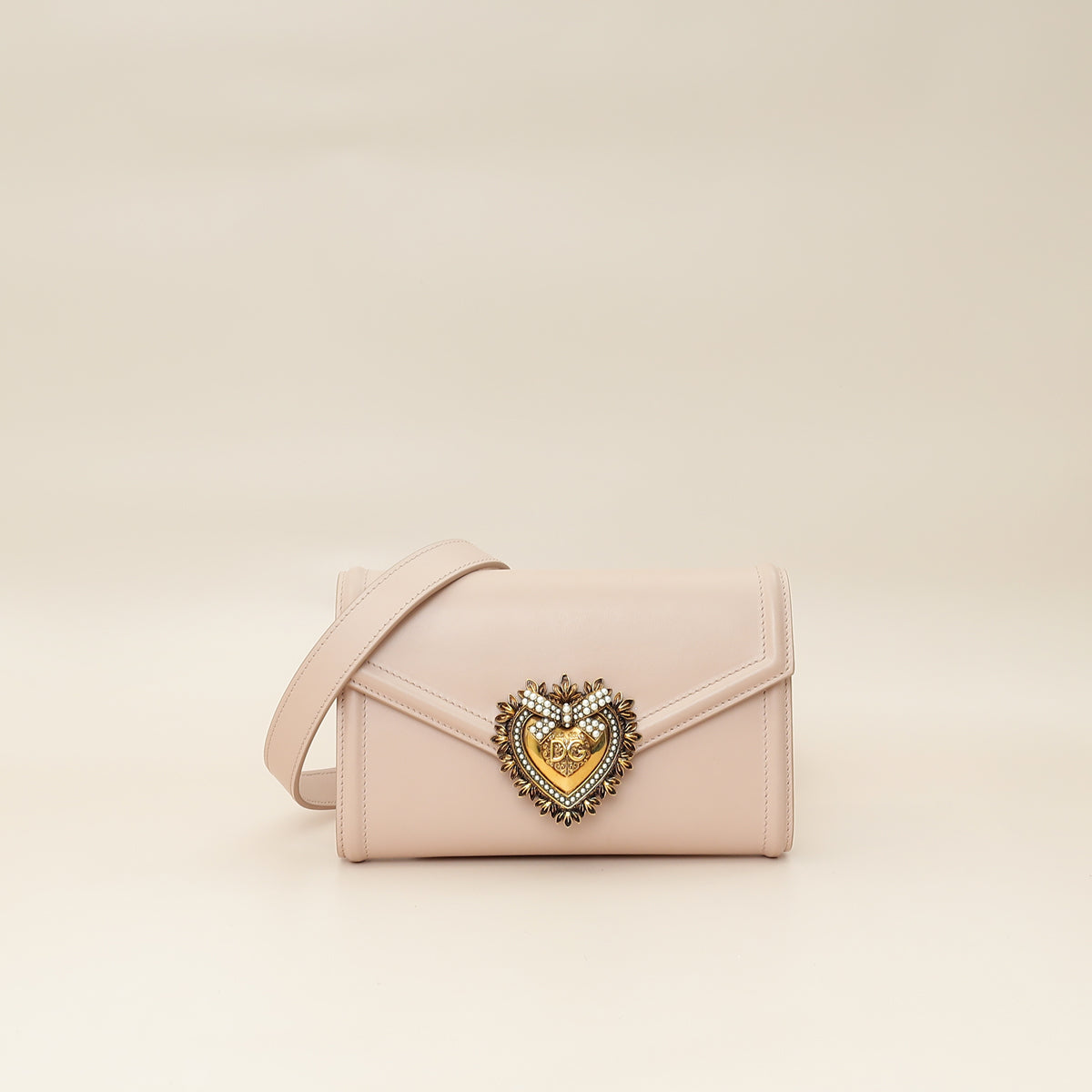 Dolce & Gabbana Pale Pink Devotion Belt Bag