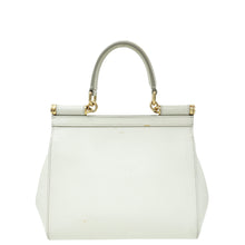 Dolce & Gabbana White Dauphine Sicily Small Flap Bag