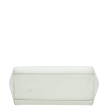 Dolce & Gabbana White Dauphine Sicily Small Flap Bag