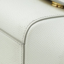Dolce & Gabbana White Dauphine Sicily Small Flap Bag