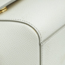Dolce & Gabbana White Dauphine Sicily Small Flap Bag
