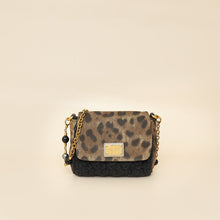 Dolce & Gabbana Brown Leopard Print Clutch Bag